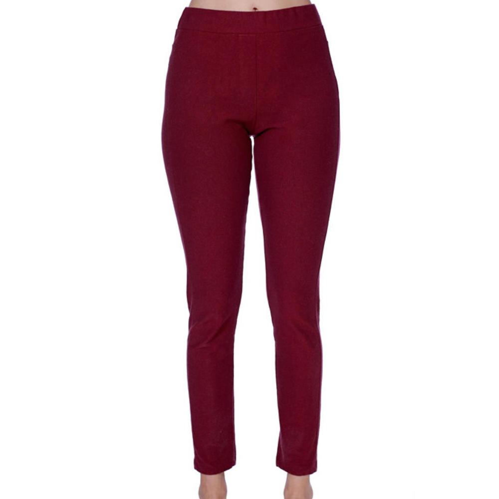 NEW FRENCH KYSS high waisted leggings in wine